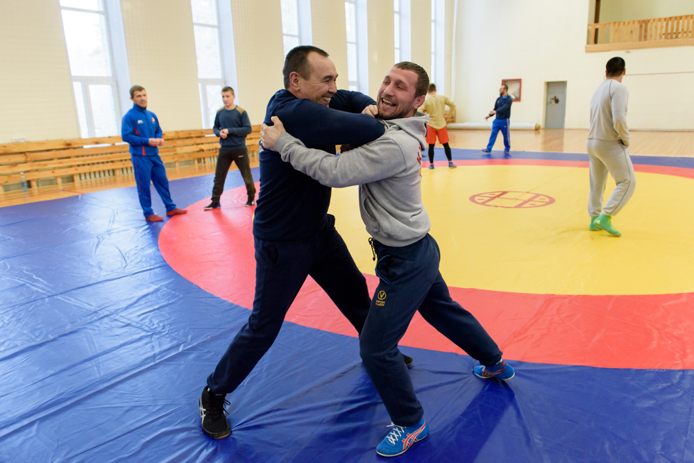 УТС сборной Новосибирской области по греко-римской борьбе, январь 2019 (спортивно-тренировочный комплекс «Олимпийский»)_4