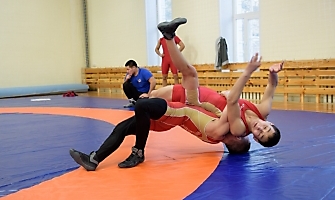 УТС сборной Новосибирской области по греко-римской борьбе, январь 2019 (спортивно-тренировочный комплекс «Олимпийский»)_14