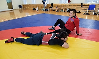 УТС сборной Новосибирской области по греко-римской борьбе, январь 2019 (спортивно-тренировочный комплекс «Олимпийский»)_29