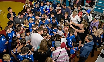 Встреча Романа Власова с воспитанниками школы греко-римской борьбы клуба 