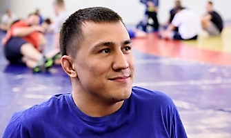 Тренировка Романа Власова в 