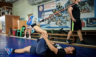 Тренировка Р. Власова в СК 