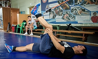 Тренировка Р. Власова в СК 