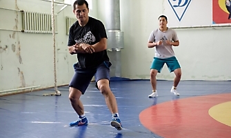 Тренировка Р. Власова в СК 