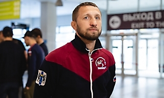 Встреча победителей первенства Европы по греко-римской борьбе в аэропорту Толмачёво С. Степанова, Ш. Ожаева, М. Лаптева-25.05.2021_72