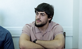 В министерстве физ.культуры и спорта чествовали победителей первенства Европы U23 по греко-римской борьбе Сергея Степанова, Шамиля Ожаева, Михаила Лаптева_4